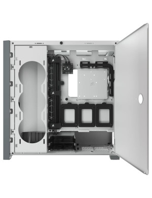 Carcasă CORSAIR 5000D Airflow, Tempered Glass, Mid-Tower E-ATX, White