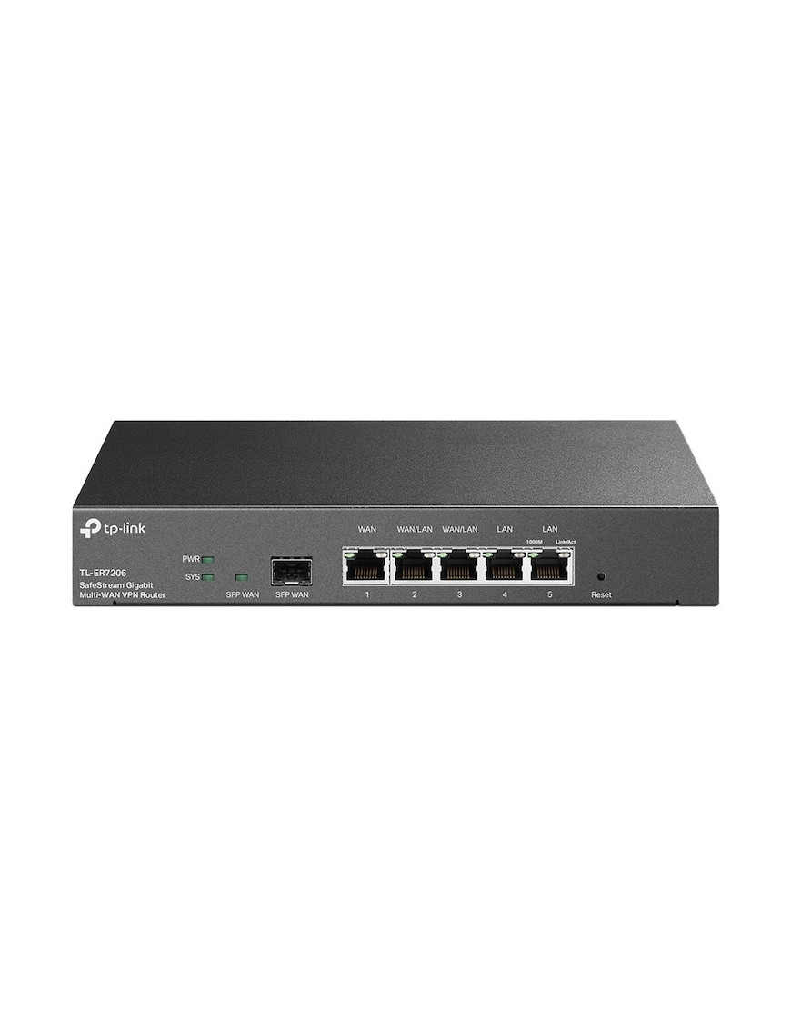Router TP-LINK Gigabit ER7206, 1 WAN, 2 LAN, 2 WAN/LAN, 1 Gigabit SFP, Black