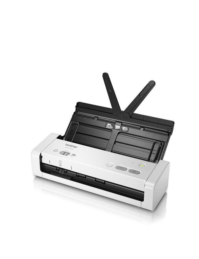 Scanner portabil BROTHER ADS-1200TC1, Duplex, A4, Wi-Fi, Alb/Negru