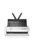 Scanner portabil BROTHER ADS-1200TC1, Duplex, A4, Wi-Fi, Alb/Negru