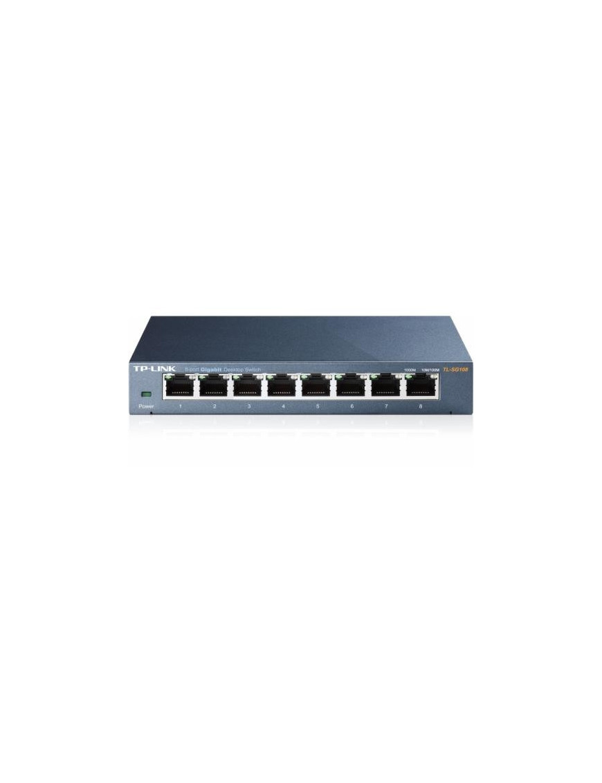 Switch TP-LINK TL-SG108, 8 porturi, Dark blue