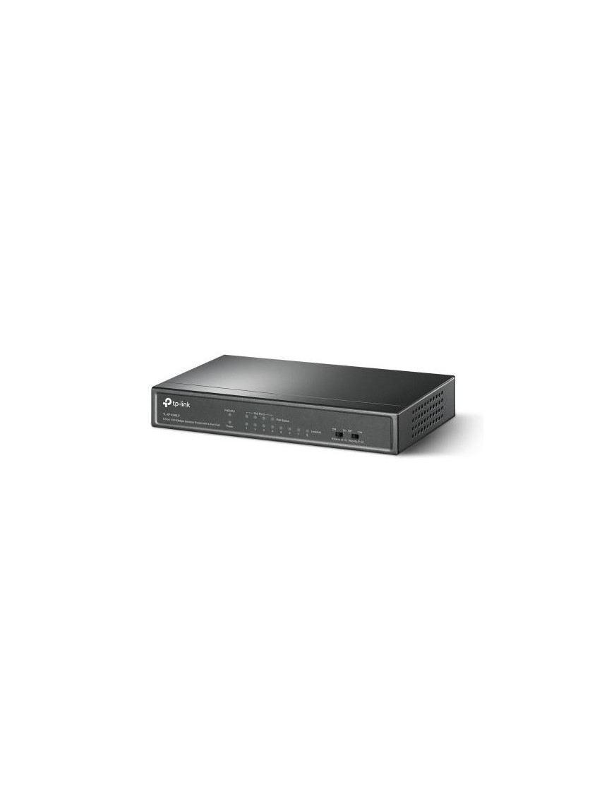 Switch TP-LINK TL-SF1008LP, 8 porturi (4 PoE), Black