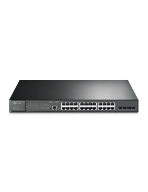 Switch TP-LINK TL-SG3428MP, 24 porturi, Gigabit PoE+, Black
