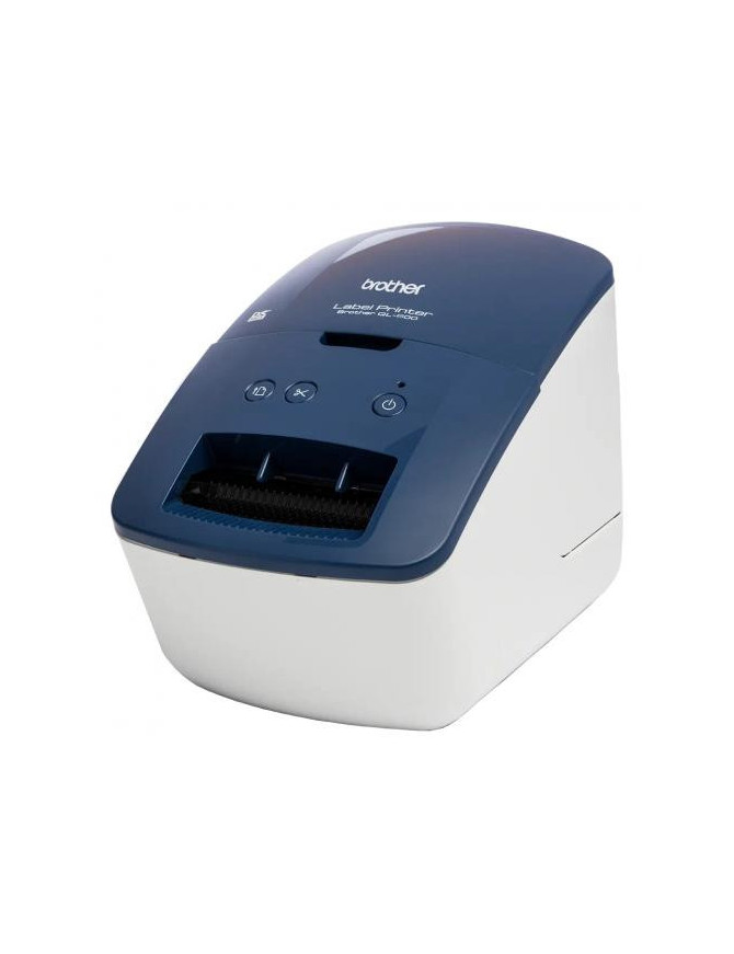 Imprimantă termică pentru etichete BROTHER QL600BXX1, Monocrom, 300 dpi, Alb