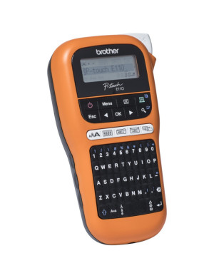 Imprimanta termica pentru etichete BROTHER PTE110VPYJ1, Termica, Monocrom, Banda 12 mm