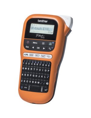 Imprimanta termica pentru etichete BROTHER PTE110VPYJ1, Termica, Monocrom, Banda 12 mm