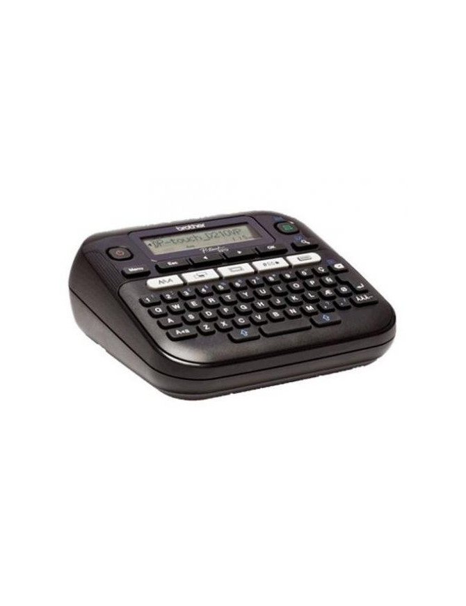 Imprimantă termică pentru etichete BROTHER PT-D210VP, Monocrom, Banda 12mm, Negru