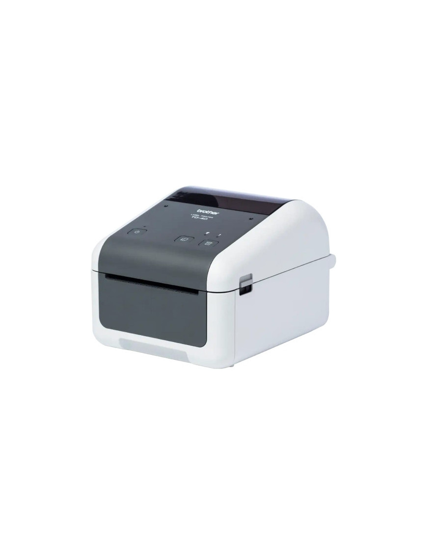 Imprimantă termică pentru etichete BROTHER TD-4410D, Monocrom, USB , SERIAL, Alb