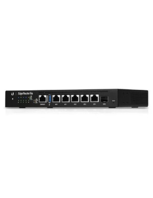 Router Gigabit EdgeRouter 6 Ubiquiti, 5 x RJ45, 1 x SFP, PoE - ER-6P, Black