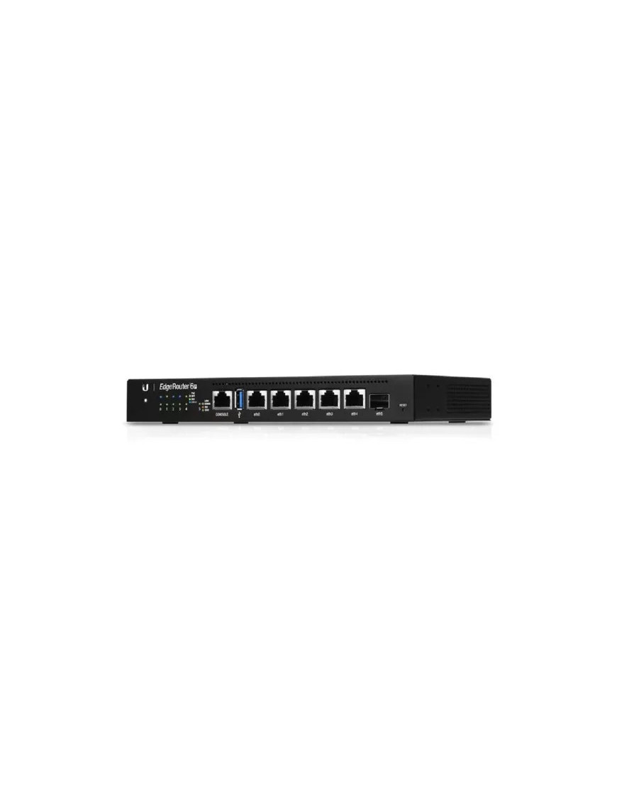 Router Gigabit EdgeRouter 6 Ubiquiti, 5 x RJ45, 1 x SFP, PoE - ER-6P, Black