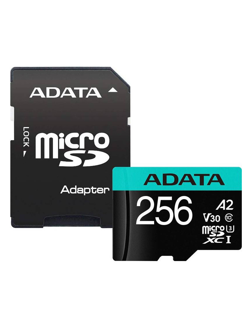 Card de memorie ADATA microSDXC Premier Pro, 256GB, Clasa 10 + Adaptor SD