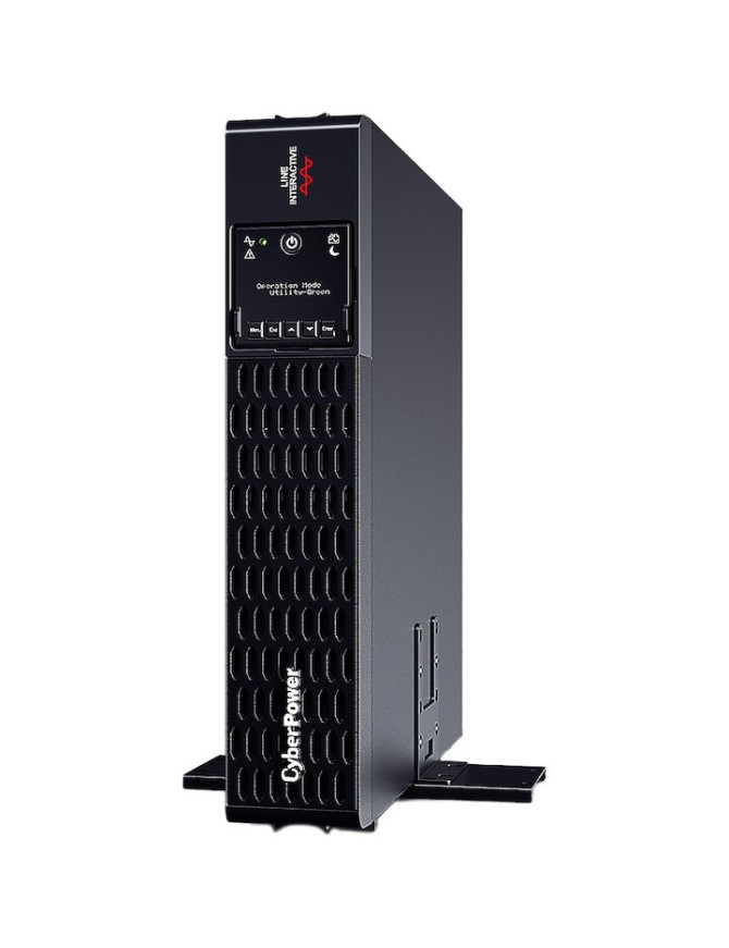 UPS CYBERPOWER PR1000ERT2U, line-interactive 1000VA\1000W, Sinus Pur, Iesiri 10 x IEC C13, rackmount 2U, Black