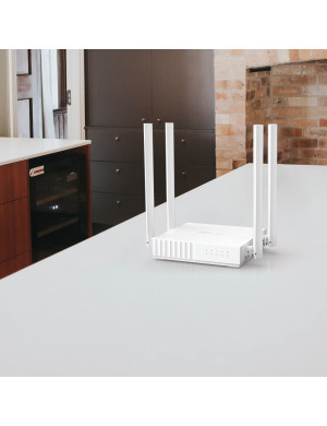 TP-Link ARCHER C24 router wireless Fast Ethernet Bandă dublă (2.4 GHz/ 5 GHz) Alb