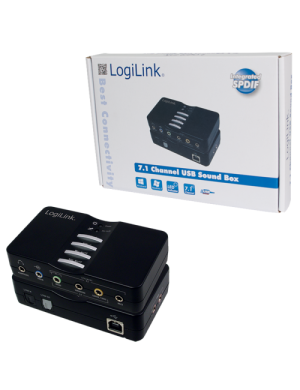 Placa de sunet LOGILINK UA0099, USB v2.0, 7.1, Black