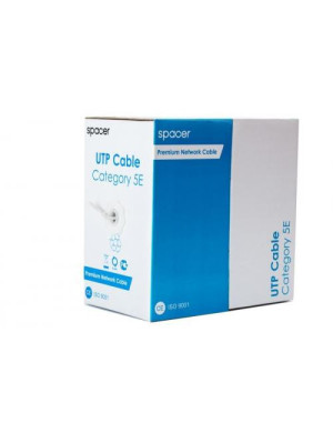 Cablu UTP CAT.5E SPACER RCAT5ECCA – Rola 305m, Cupru-Aluminiu Solid, AWG24