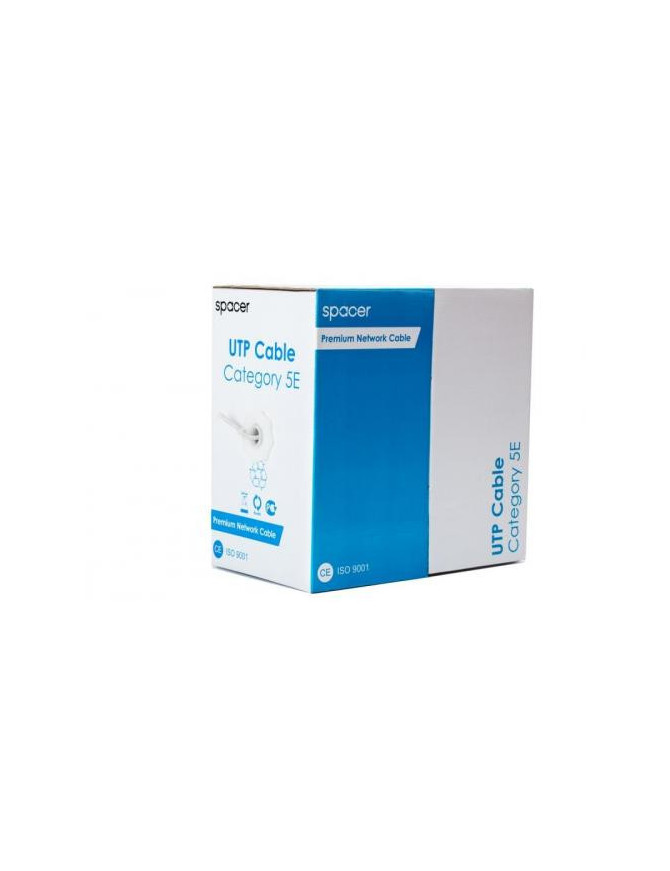 Cablu UTP CAT.5E SPACER RCAT5ECCA – Rola 305m, Cupru-Aluminiu Solid, AWG24