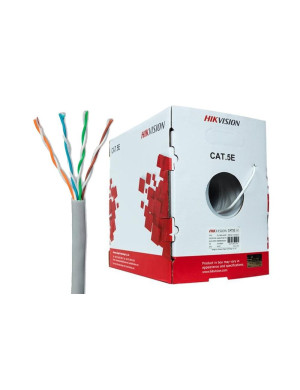 Cablu UTP Hikvision CAT5e Cupru Solid AWG24 DS-1LN5E-S – Performanță stabilă pentru rețele profesionale