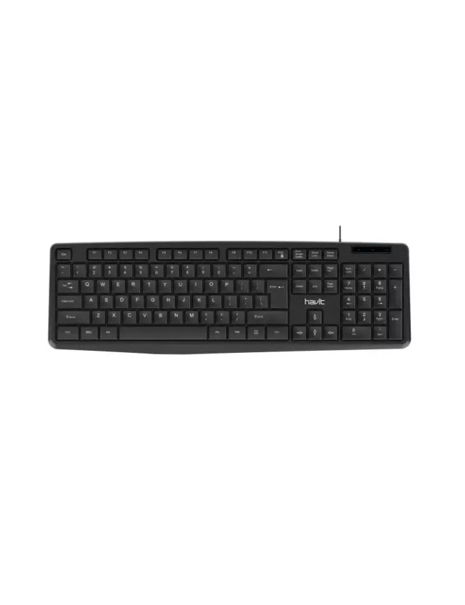 Tastatura cu fir HAVIT KB2006 – design slim, confort și fiabilitate pentru birou