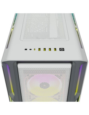 Carcasă CORSAIR iCUE 5000T RGB, Tempered Glass, Mid-Tower, ATX, White