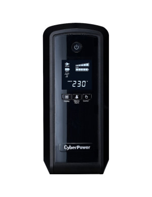 UPS CYBERPOWER CP900EPFCLCD, 900VA/540W, 6 Prize Schuko, Active PFC, Sinus Pur, AVR, LCD Display, Black