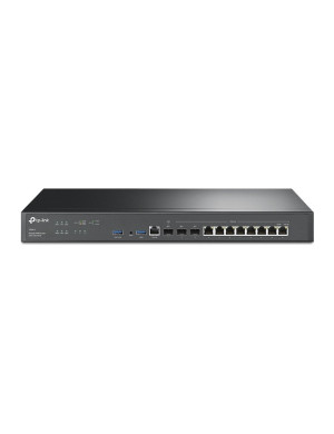 Router TP-LINK ER8411, 2xSFP+(10GE) + 1xWAN/LAN(1GE) + 8xWAN/LAN(1GE), Black