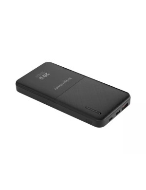 PowerBank KRUGER & MATZ KM0904, 10000 mAh, 20 W, QuickCharge, 1 x USB, 1 x USB Type-C, 1 x MicroUSB, Black