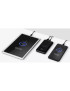 PowerBank KRUGER & MATZ KM0904, 10000 mAh, 20 W, QuickCharge, 1 x USB, 1 x USB Type-C, 1 x MicroUSB, Black
