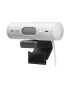 Camera Web Logitech Brio 500, HD 1080p, USB-C, Off-White