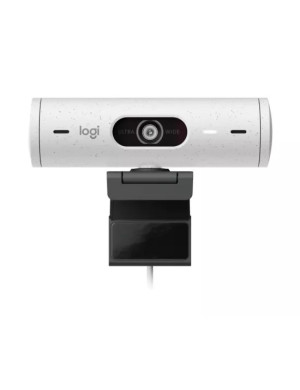 Camera Web Logitech Brio 500, HD 1080p, USB-C, Off-White
