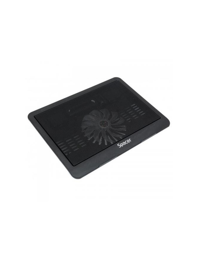 Cooler laptop SPACER SP-NC19 14-15.6" negru