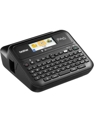 Imprimantă termică pentru etichete BROTHER PT-D610BTVP, Monocrom, Banda 24 mm, Bluetooth, Negru