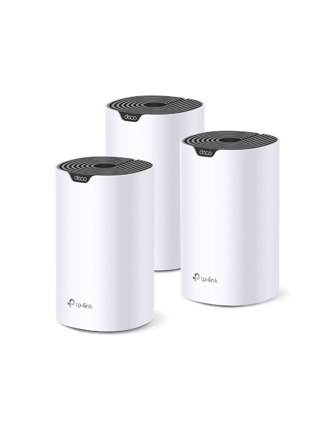 TP-Link Deco S7 (3-pack) Bandă dublă (2.4 GHz/ 5 GHz) Wi-Fi 5 (802.11ac) Alb, Negru Intern