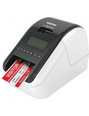 Imprimantă termică pentru etichete BROTHER QL-820NWBc, Wi-Fi, Bluetooth, AirPrint, Alb