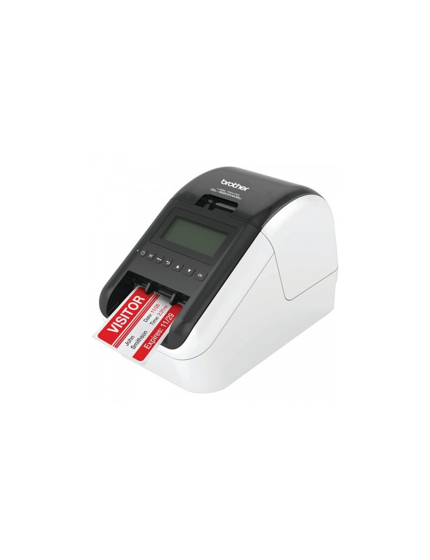 Imprimantă termică pentru etichete BROTHER QL-820NWBc, Wi-Fi, Bluetooth, AirPrint, Alb