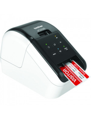 Imprimantă termică pentru etichete BROTHER QL-810W, USB, Wi-Fi, AirPrint, Alb