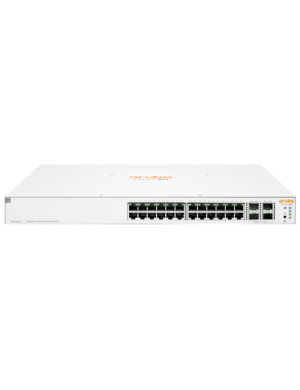 Switch HP Aruba Instant JL684B, 24 porturi, Gigabit PoE+, 4x SFP/SFP+ 10GbE, Alb