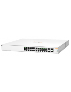 Switch HP Aruba Instant JL684B, 24 porturi, Gigabit PoE+, 4x SFP/SFP+ 10GbE, Alb