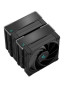 Cooler procesor aer DEEPCOOL AK620 Zero Dark, 2 x 120 mm, Black