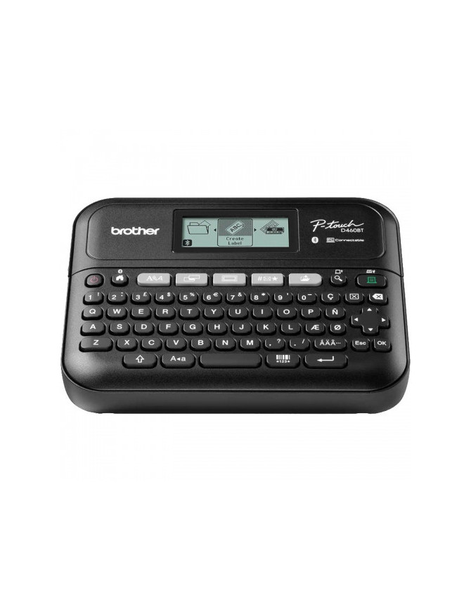 Imprimantă termică pentru etichete BROTHER P-touch PT-D460BTVP, Monocrom, Banda 18 mm, Bluetooth, Negru