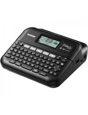 Imprimantă termică pentru etichete BROTHER P-touch PT-D460BTVP, Monocrom, Banda 18 mm, Bluetooth, Negru