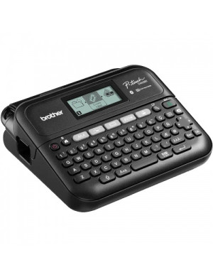 Imprimantă termică pentru etichete BROTHER P-touch PT-D460BTVP, Monocrom, Banda 18 mm, Bluetooth, Negru