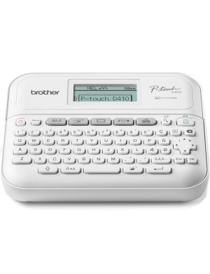 Imprimantă termică pentru etichete BROTHER P-touch PT-D410VP, Monocrom, Banda 18 mm, Alb