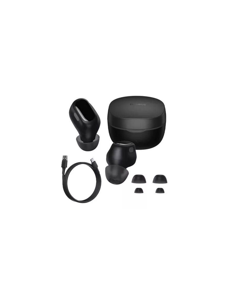 Căști wireless Baseus Bowie WM01 Bluetooth 5.0, Negru