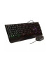 Kit Tastatură și Mouse Gaming SPACER SPGK-INVICTUS RGB USB Negru