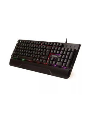 Kit Tastatură și Mouse Gaming SPACER SPGK-INVICTUS RGB USB Negru