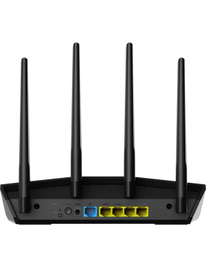 Router wireless ASUS RT-AX57 AX3000, Dual-Band, 4x LAN, 1x WAN, Wi-Fi 6, Negru