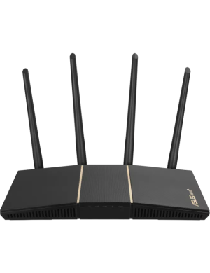 Router wireless ASUS RT-AX57 AX3000, Dual-Band, 4x LAN, 1x WAN, Wi-Fi 6, Negru