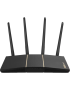 Router wireless ASUS RT-AX57 AX3000, Dual-Band, 4x LAN, 1x WAN, Wi-Fi 6, Negru