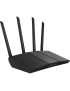 Router wireless ASUS RT-AX57 AX3000, Dual-Band, 4x LAN, 1x WAN, Wi-Fi 6, Negru