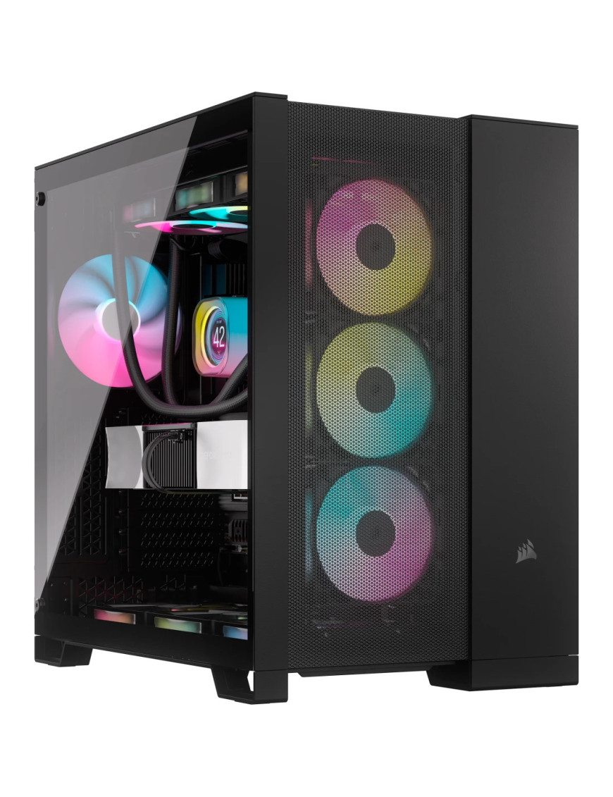 Carcasă CORSAIR 6500D Airflow, Mid-Tower, E-ATX, Dual Chamber, Black